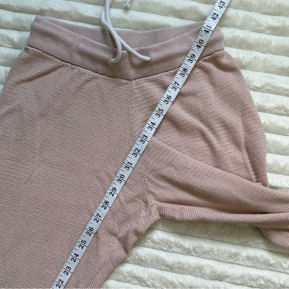 Varley Waffle Knit Lounge Joggers Pink Womens XS - Picture 6 of 7